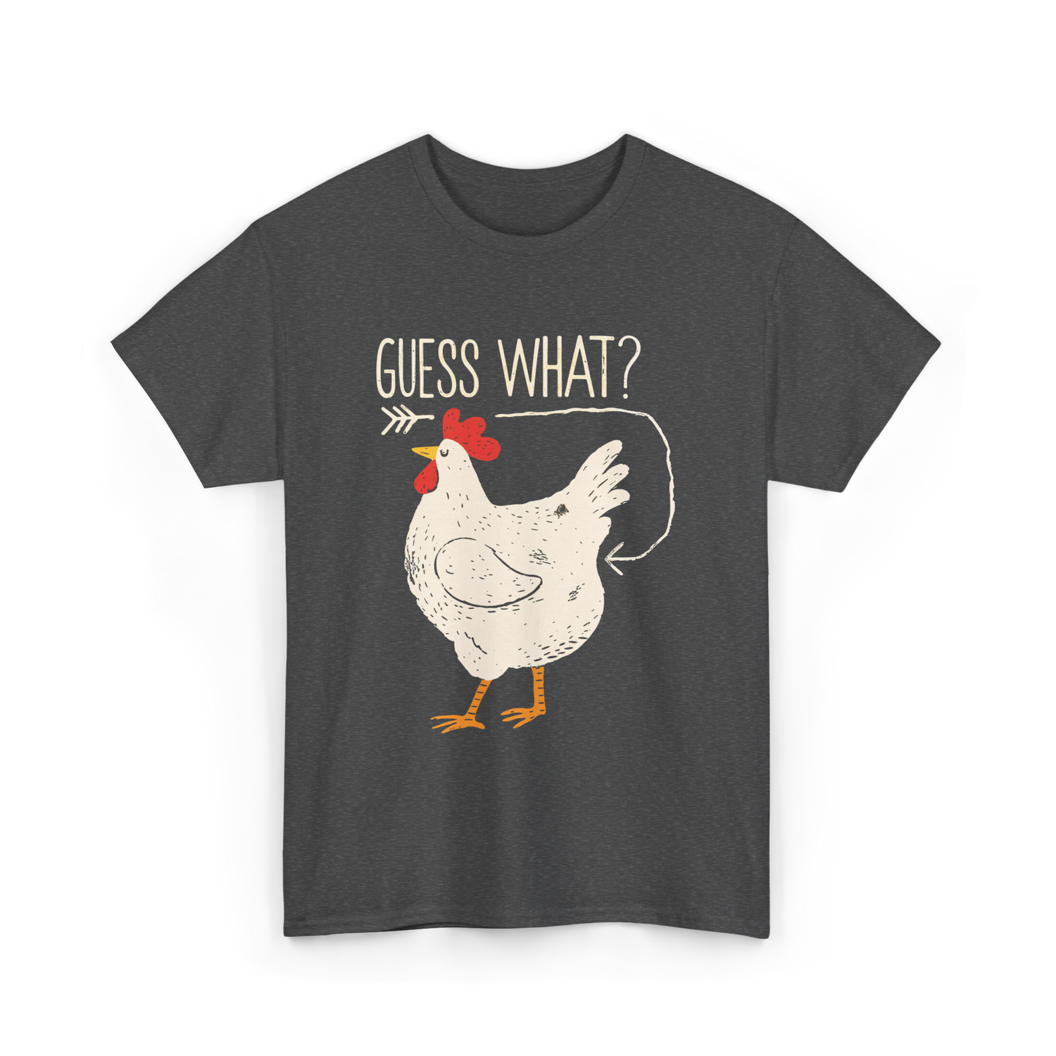 Chicken T-Shirt - Dark Heather