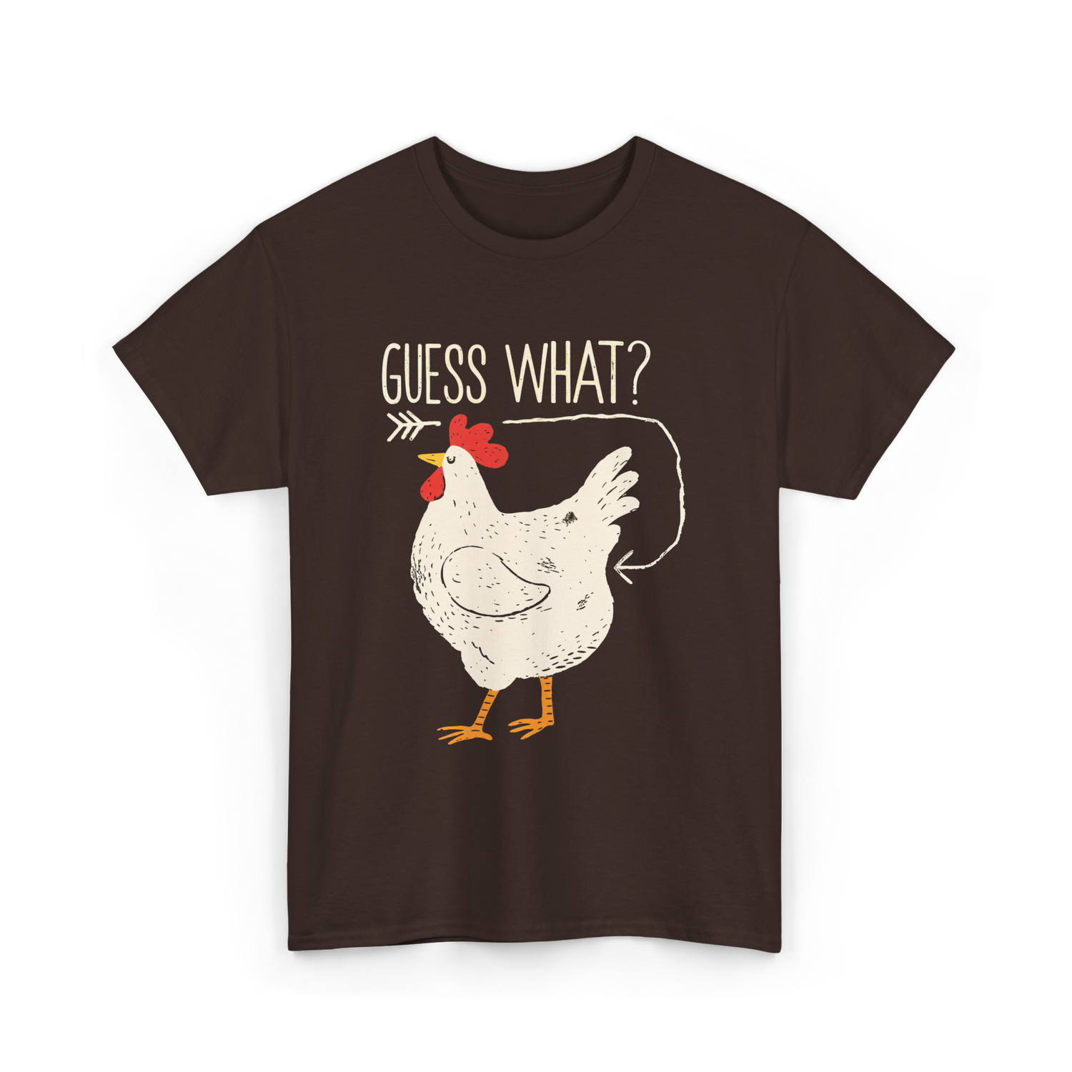 Chicken T-Shirt - Dark Chocolate