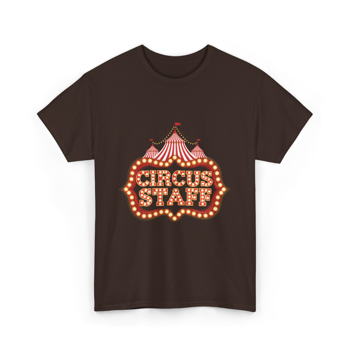 Circus Staff Circus Performer T-Shirt - Dark Chocolate
