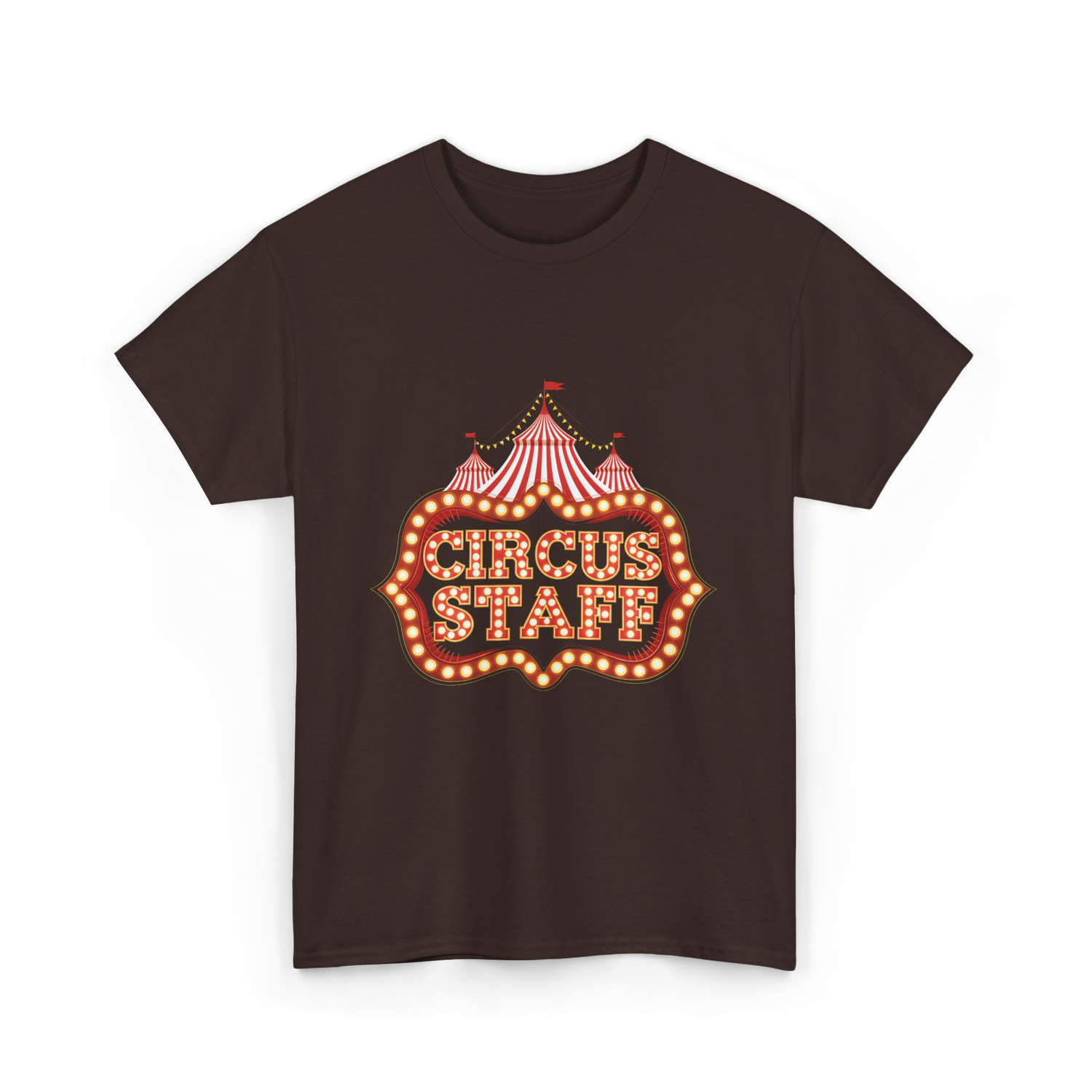 Circus Staff Circus Performer T-Shirt - Dark Chocolate