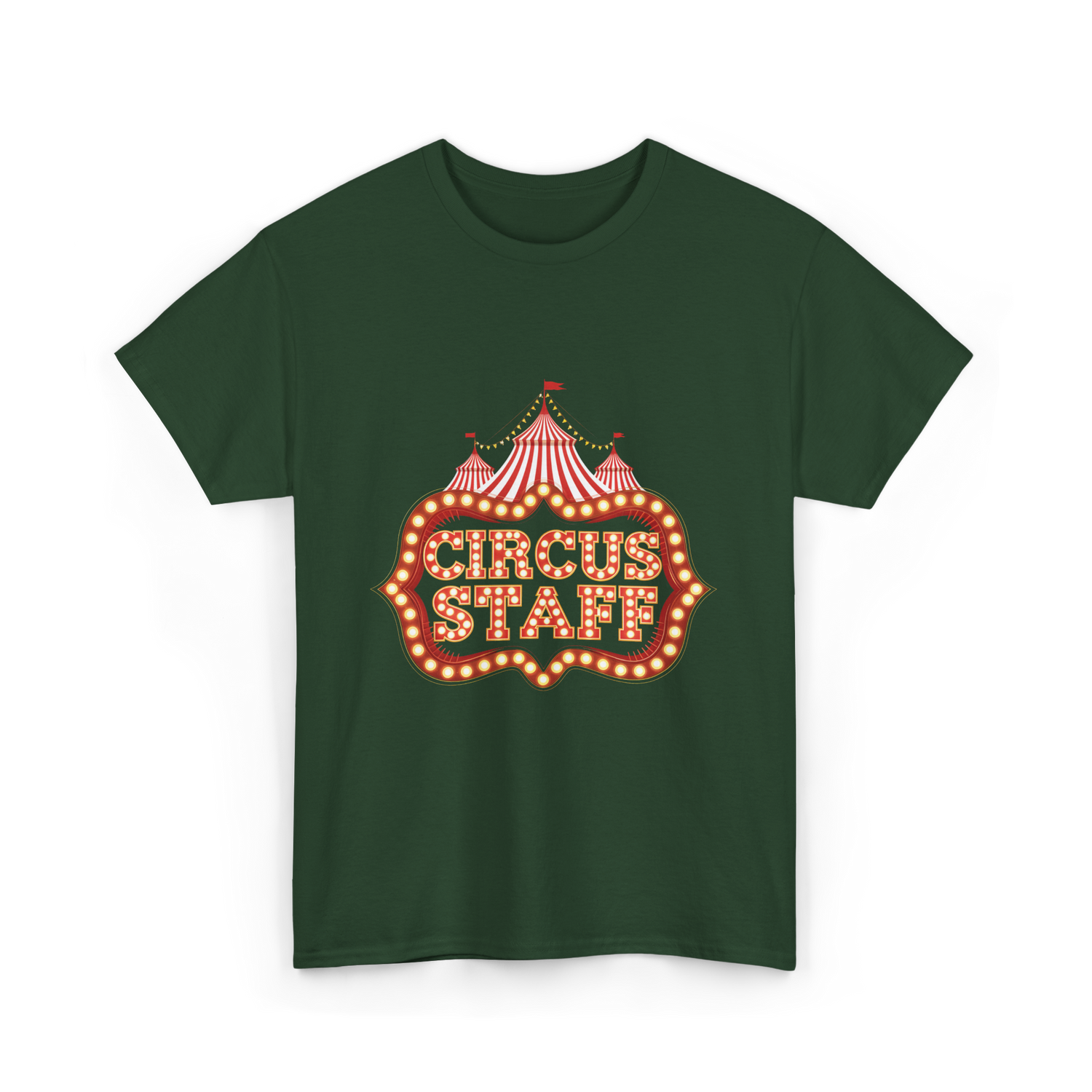 Circus Staff Circus Performer T-Shirt - Forest Green