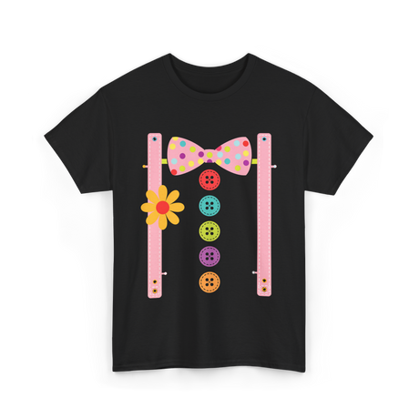 Clown Bow Tie Costume Clown T-Shirt - Black