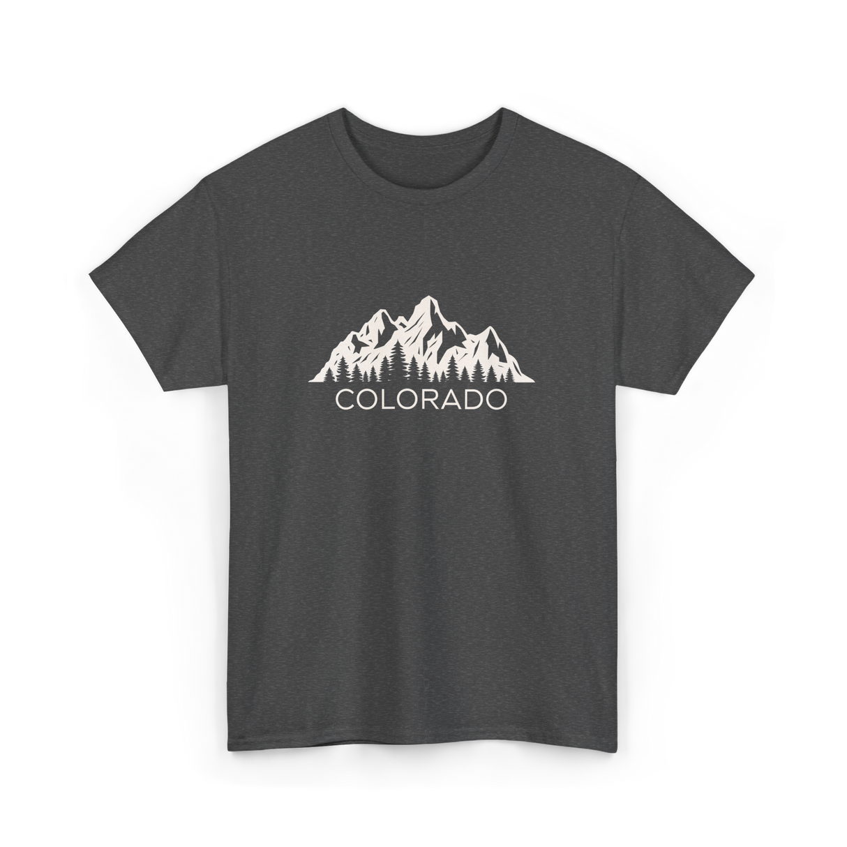 Colorado Mountains Colorado T-Shirt - Dark Heather