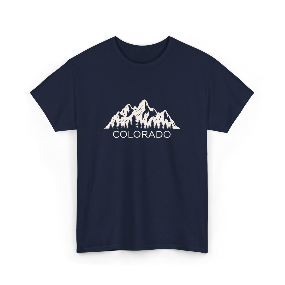 Colorado Mountains Colorado T-Shirt - Navy