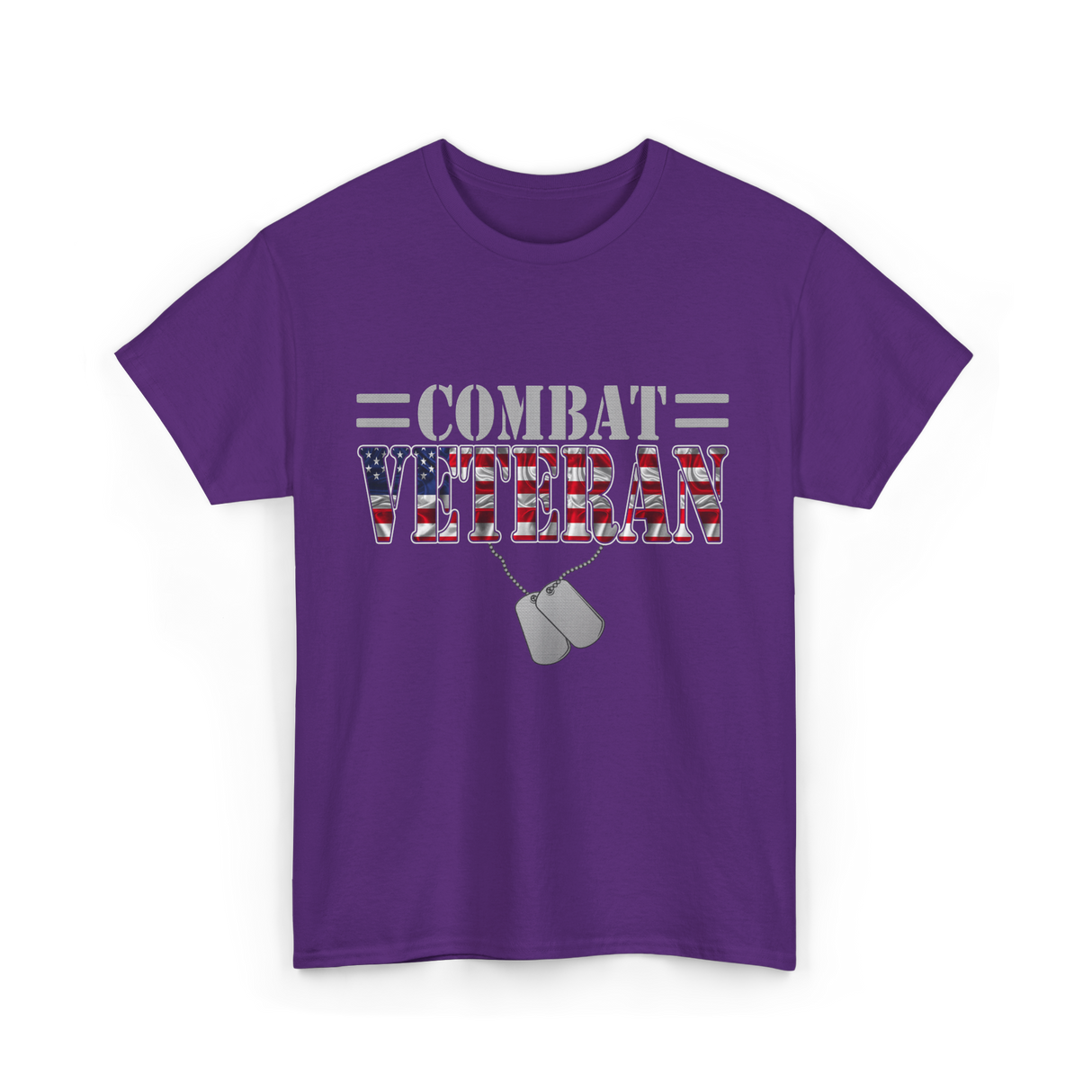 Combat Veteran T-Shirt - Purple