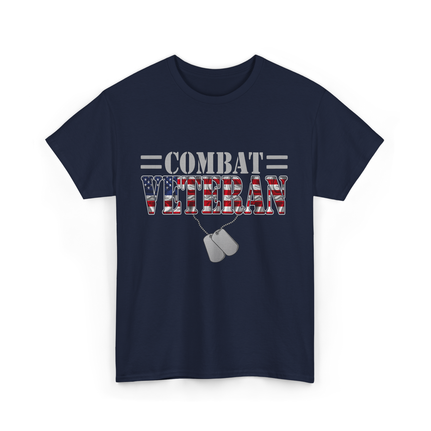 Combat Veteran T-Shirt - Navy