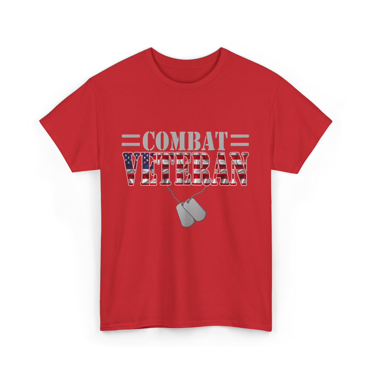 Combat Veteran T-Shirt - Red
