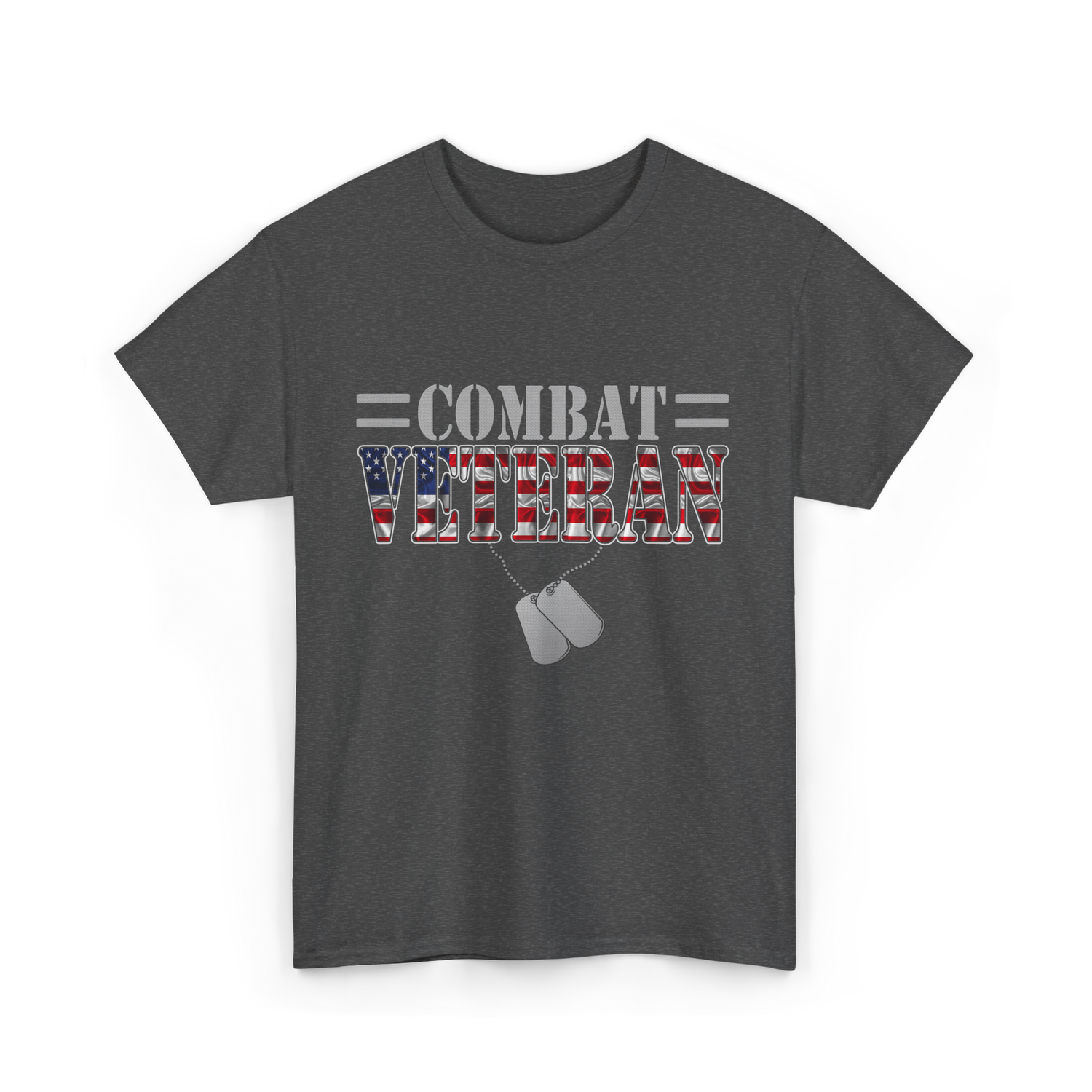 Combat Veteran T-Shirt - Dark Heather