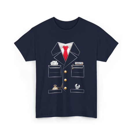Conductor Costume Train Conductor T-Shirt - Navy