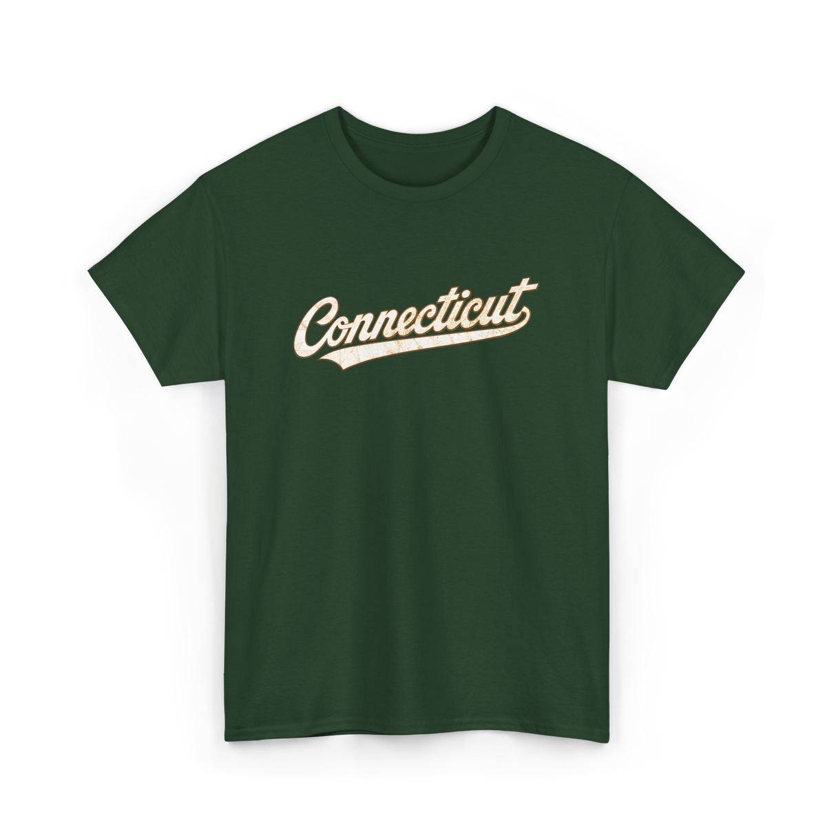 Connecticut Vintage Sports Connecticut T-Shirt - Forest Green