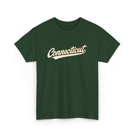 Connecticut Vintage Sports Connecticut T-Shirt - Forest Green