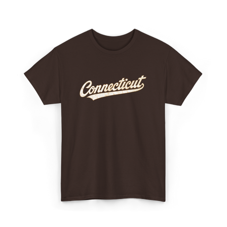 Connecticut Vintage Sports Connecticut T-Shirt - Dark Chocolate