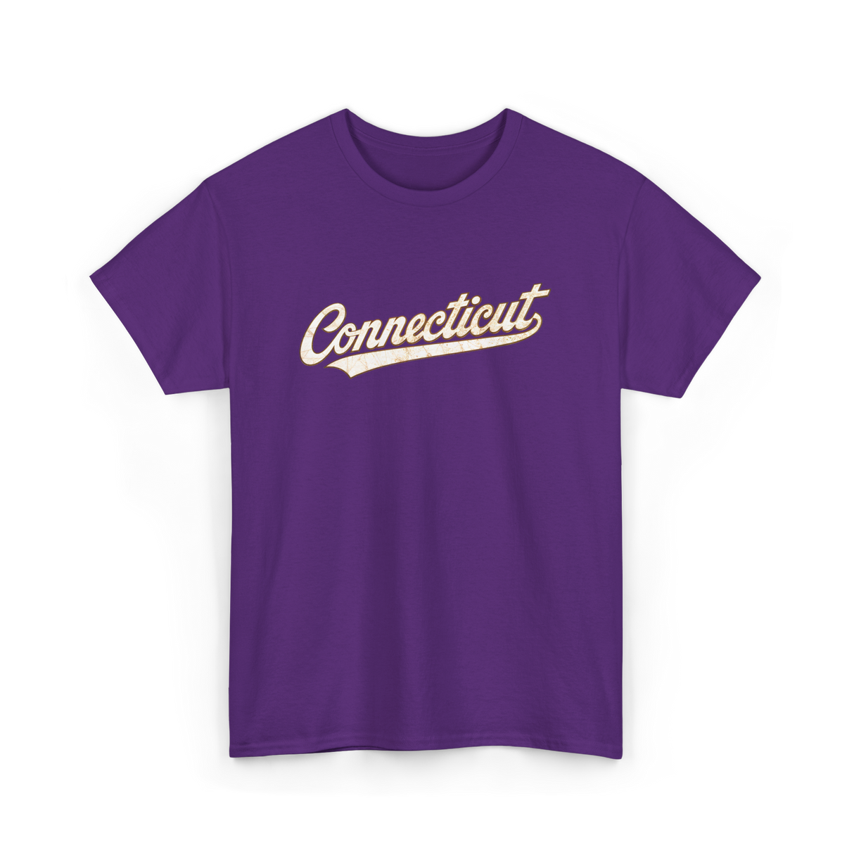 Connecticut Vintage Sports Connecticut T-Shirt - Purple