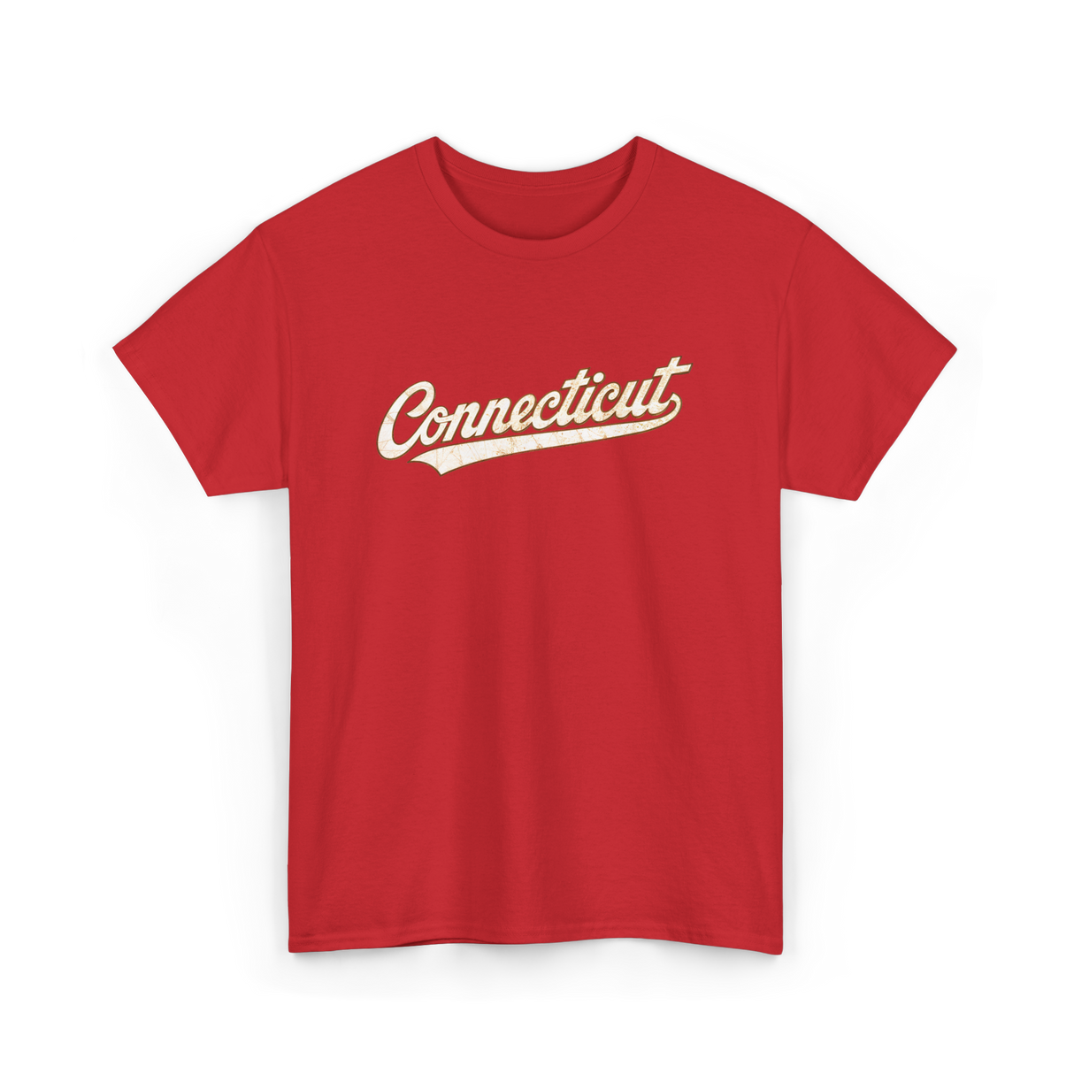 Connecticut Vintage Sports Connecticut T-Shirt - Red