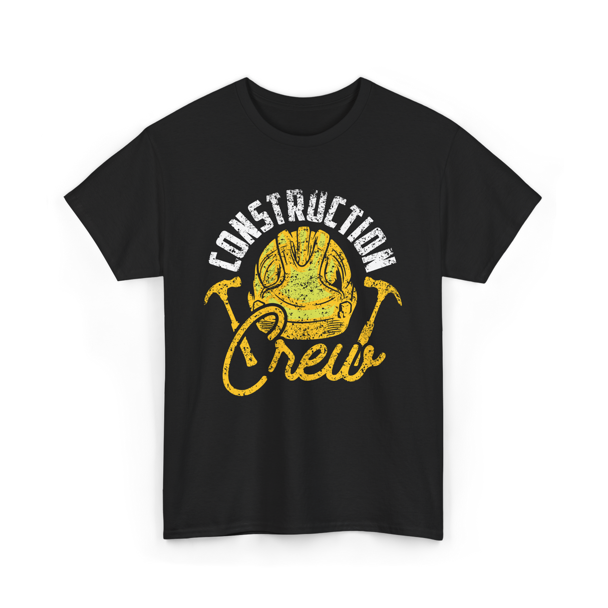 Construction Crew Construction Worker T-Shirt - Black