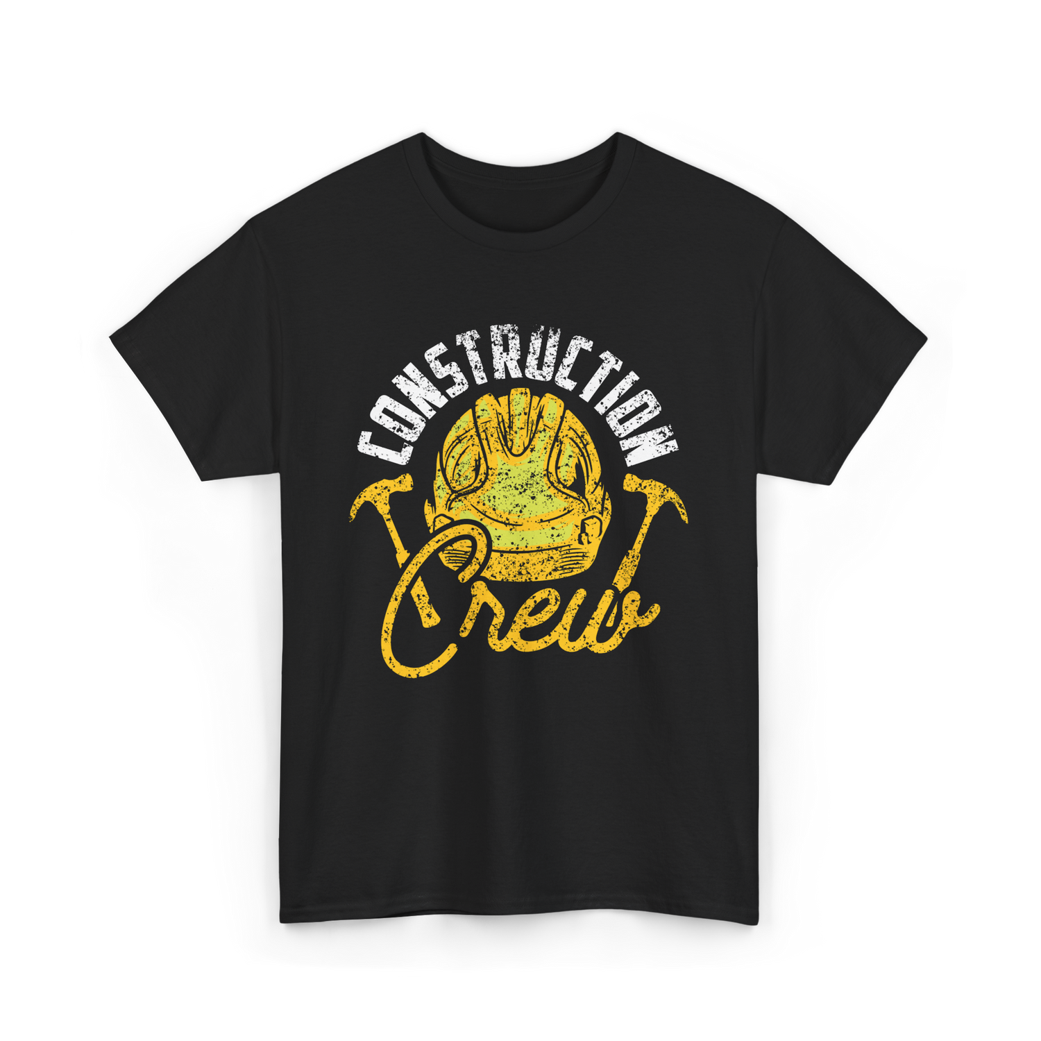 Construction Crew Construction Worker T-Shirt - Black