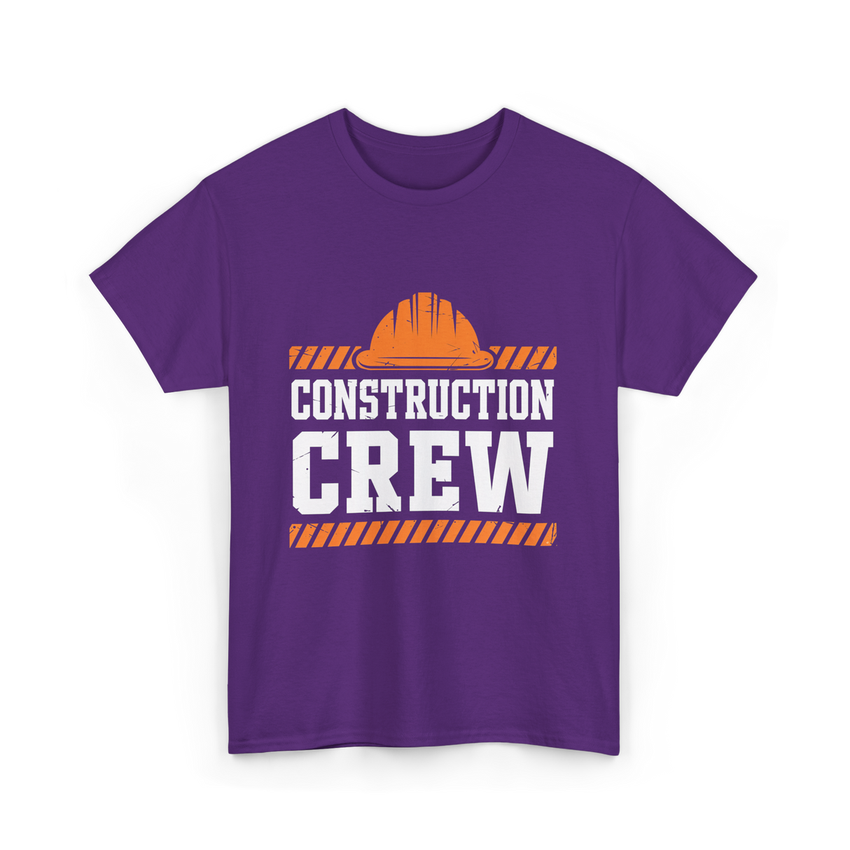 Construction Crew Crew Construction T-Shirt - Purple