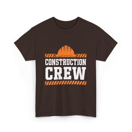 Construction Crew Crew Construction T-Shirt - Dark Chocolate