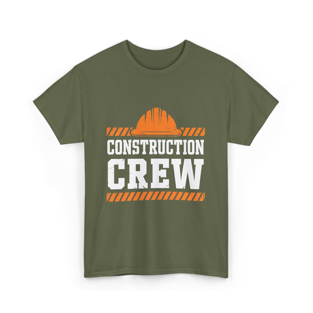 Construction Crew Crew Construction T-Shirt - Military Green