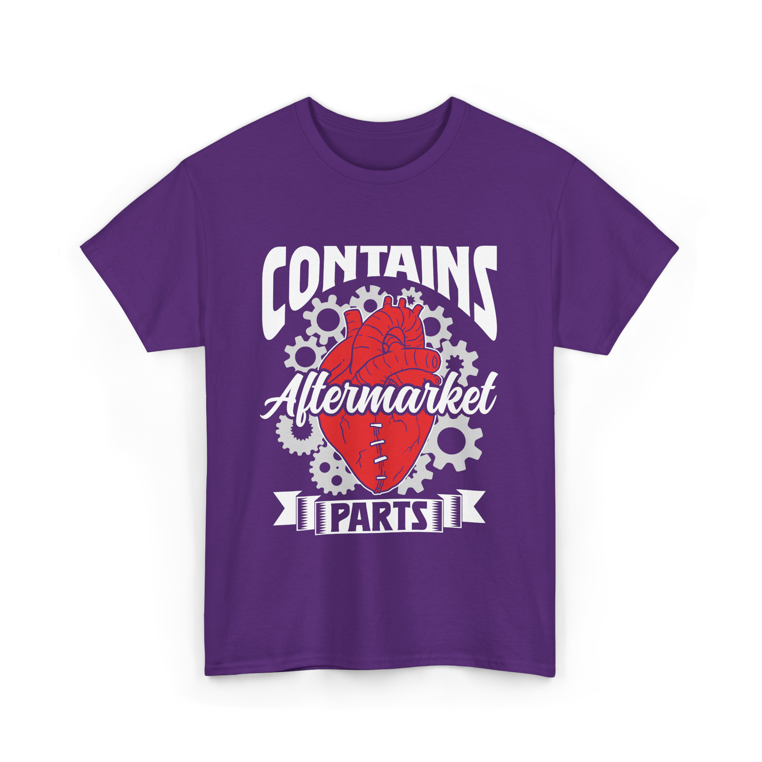 Contains Aftermarket Parts Heart T-Shirt - Purple