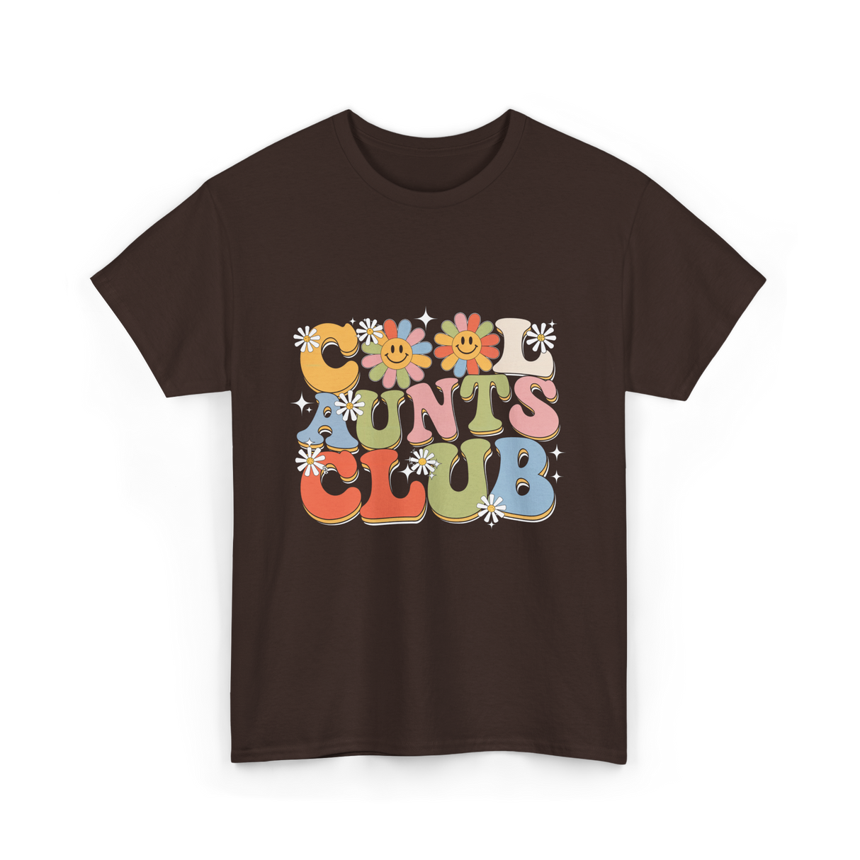 Cool Aunts Club Aunts Club T-Shirt - Dark Chocolate