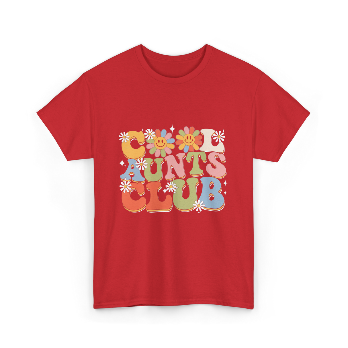 Cool Aunts Club Aunts Club T-Shirt - Red