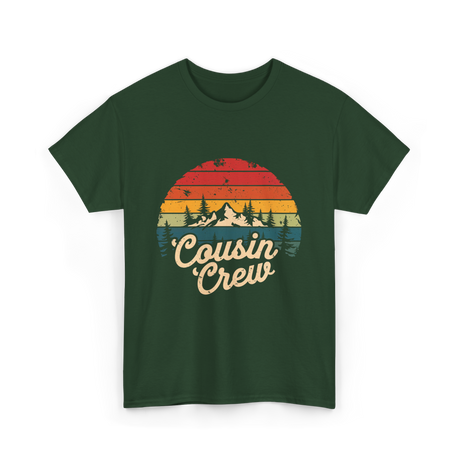 Cousin Crew Camping Adventure T-Shirt - Forest Green