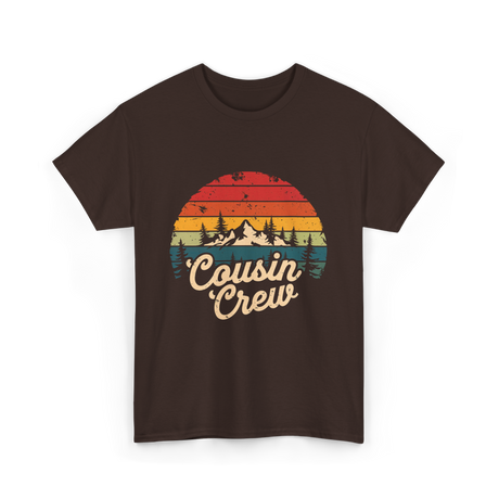 Cousin Crew Camping Adventure T-Shirt - Dark Chocolate