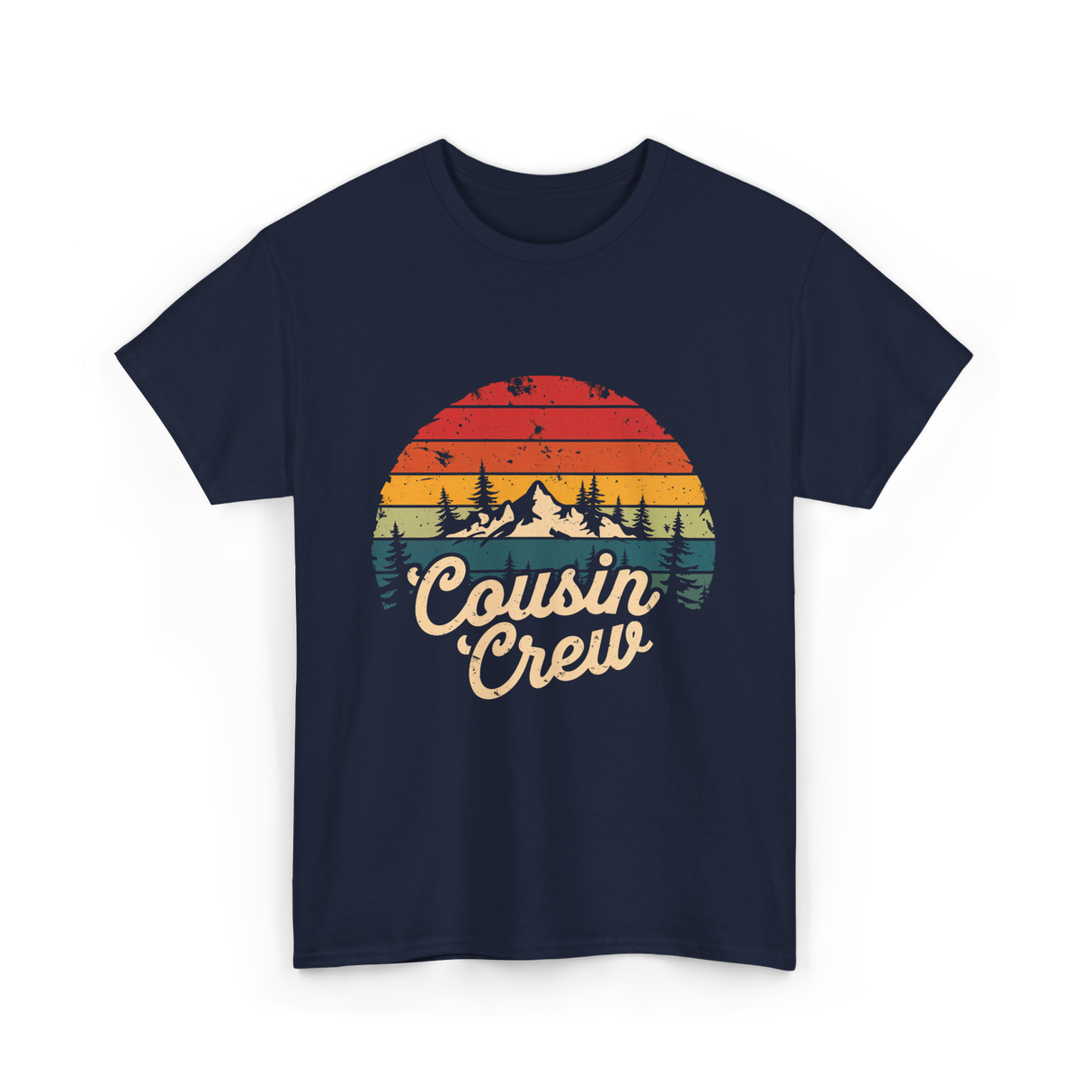 Cousin Crew Camping Adventure T-Shirt - Navy