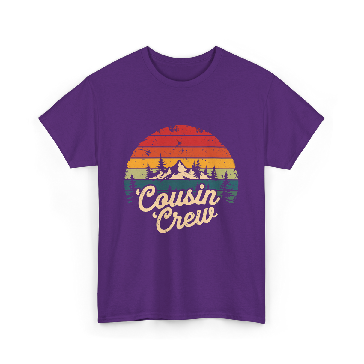 Cousin Crew Camping Adventure T-Shirt - Purple