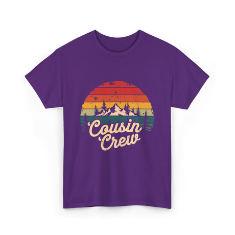 Cousin Crew Camping Adventure T-Shirt - Purple