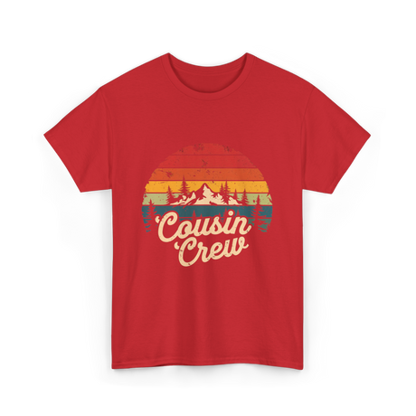 Cousin Crew Camping Adventure T-Shirt - Red