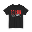 Cousin Crew Cousins Announcement T-Shirt - Black