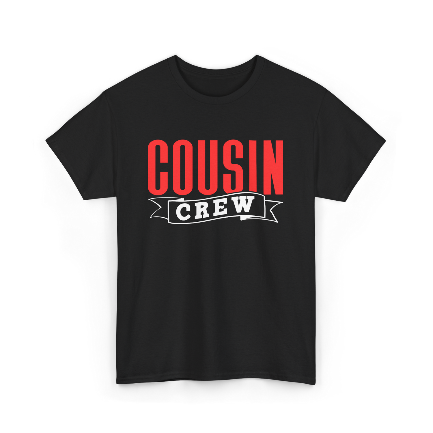 Cousin Crew Cousins Announcement T-Shirt - Black