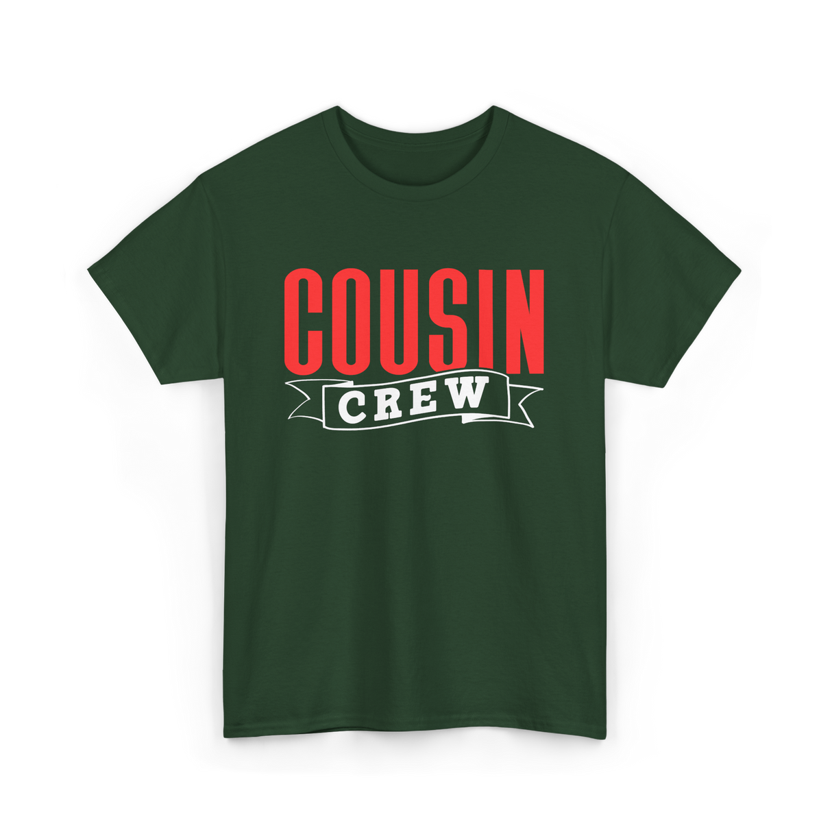 Cousin Crew Cousins Announcement T-Shirt - Forest Green