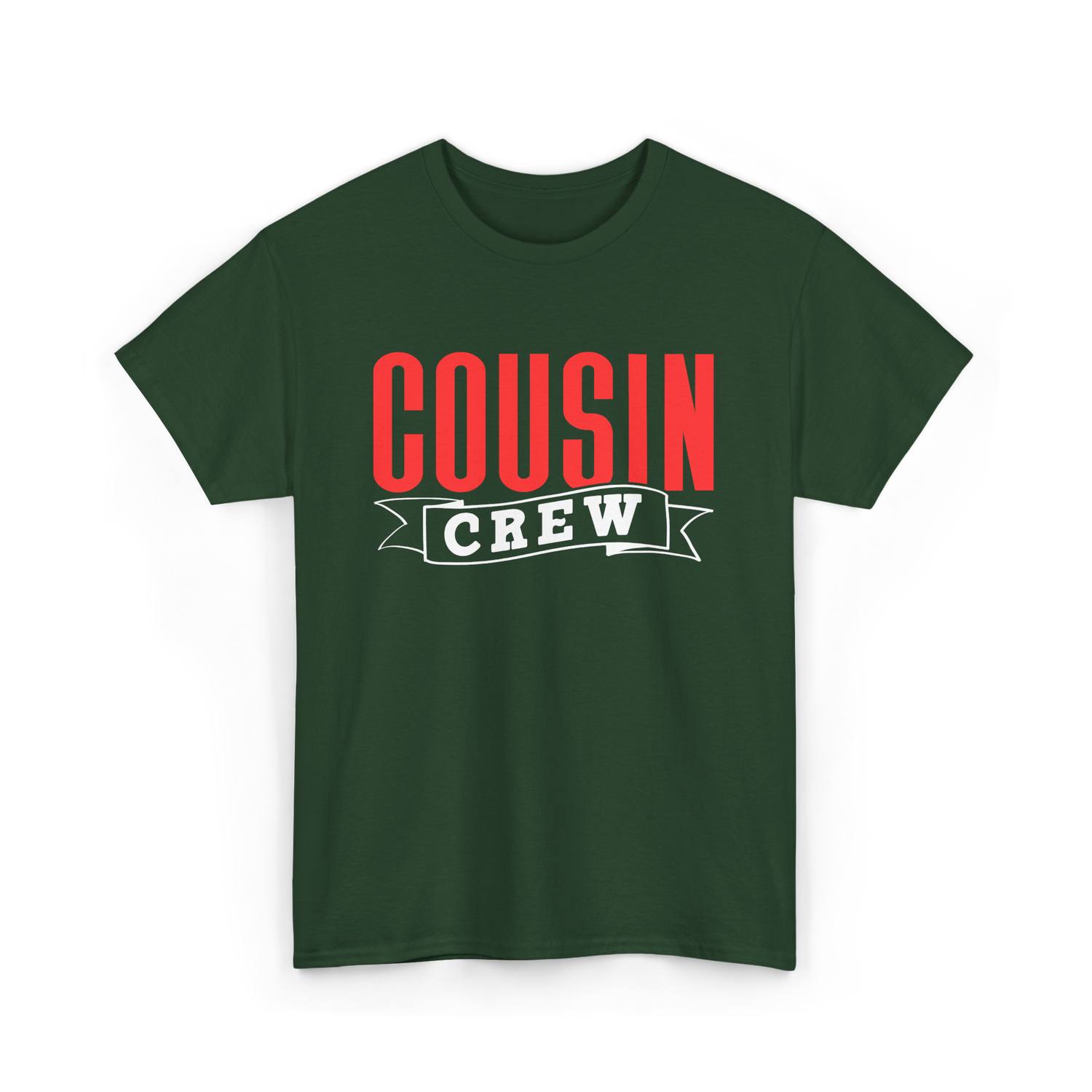Cousin Crew Cousins Announcement T-Shirt - Forest Green
