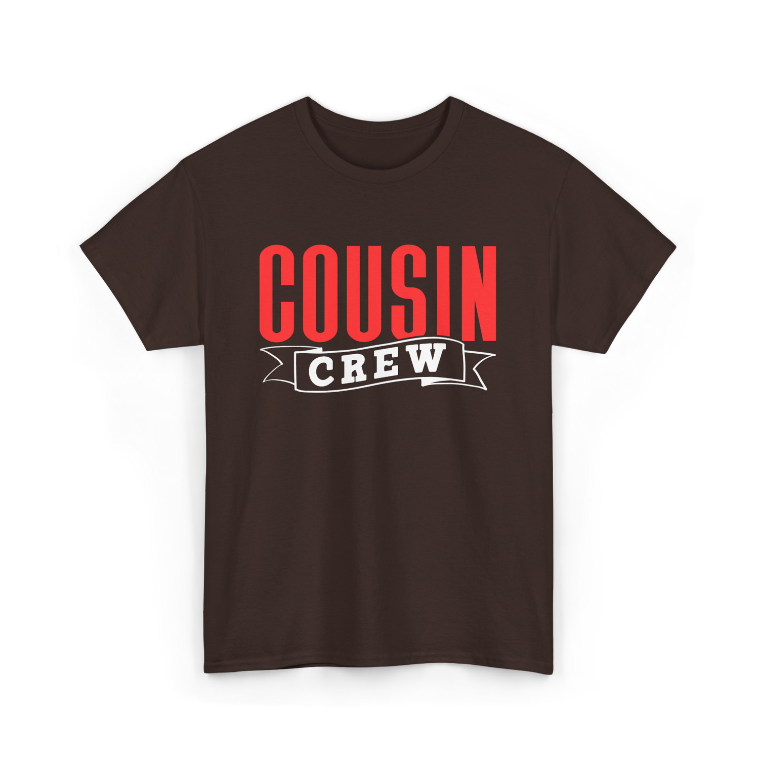 Cousin Crew Cousins Announcement T-Shirt - Dark Chocolate