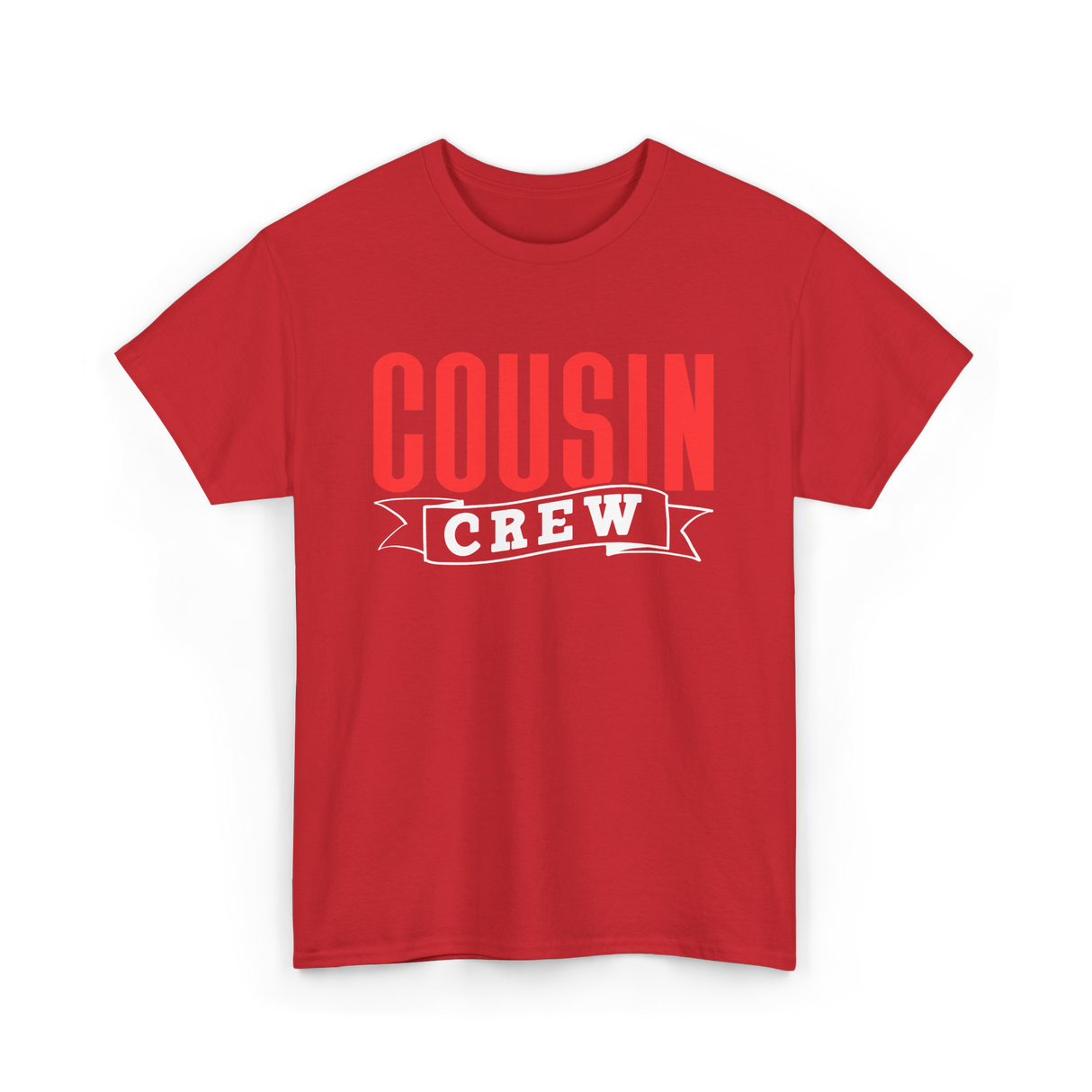 Cousin Crew Cousins Announcement T-Shirt - Red
