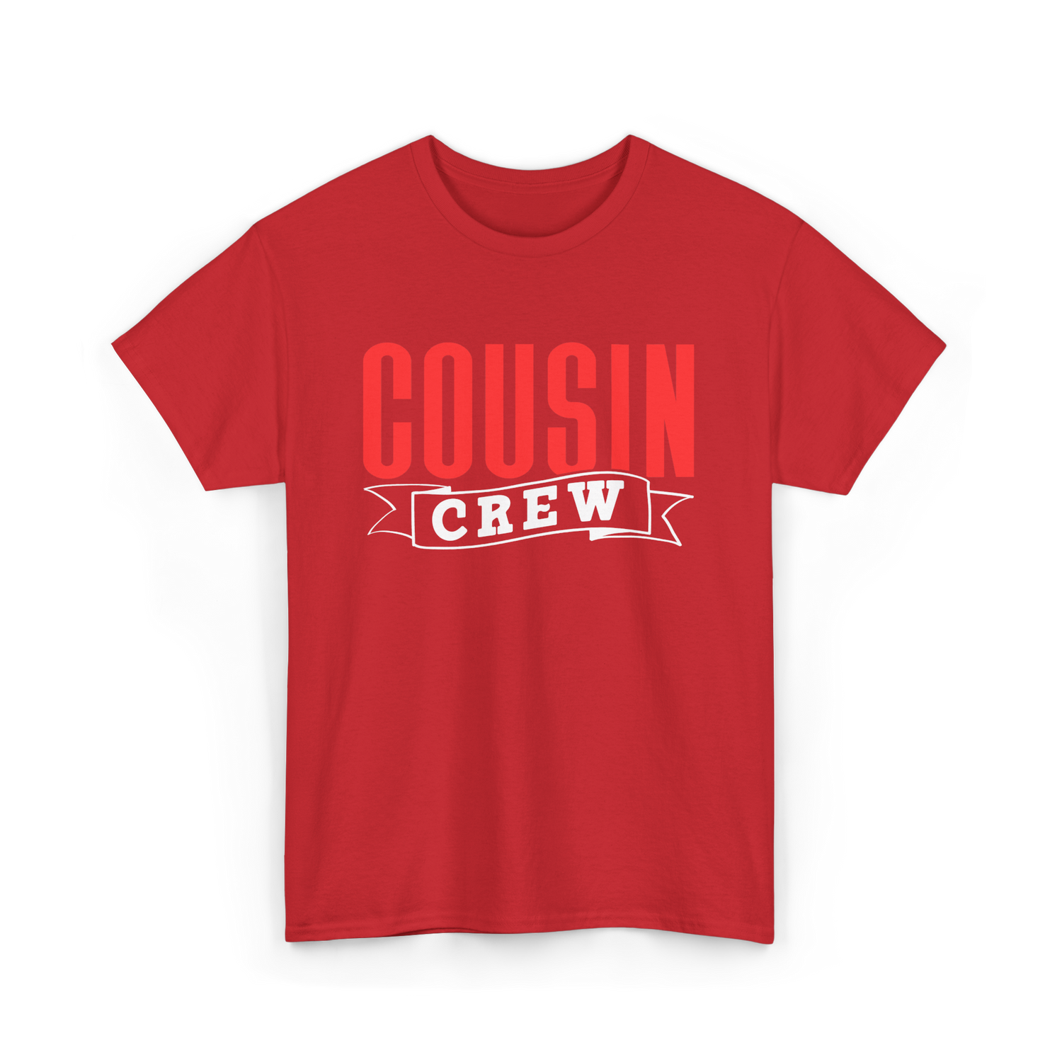 Cousin Crew Cousins Announcement T-Shirt - Red
