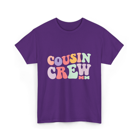 Cousin Crew Cousins Family T-Shirt - Purple