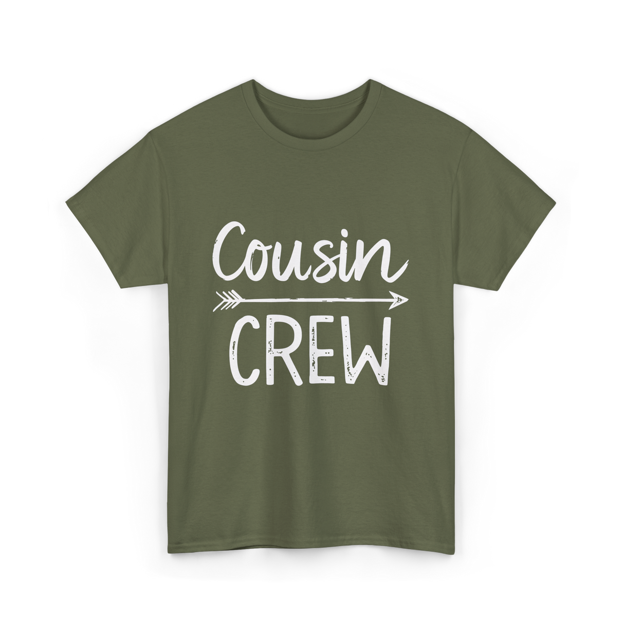 Cousin Crew Cousins Family T-Shirt - Military Green