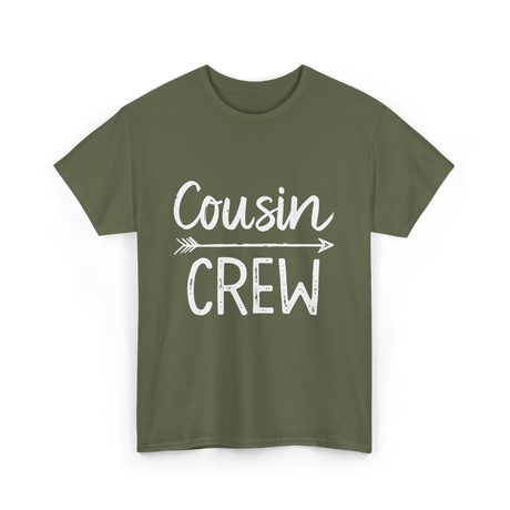 Cousin Crew Cousins Family T-Shirt - Military Green