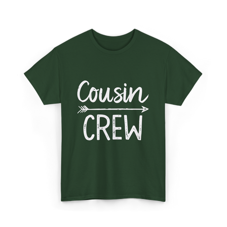 Cousin Crew Cousins Family T-Shirt - Forest Green