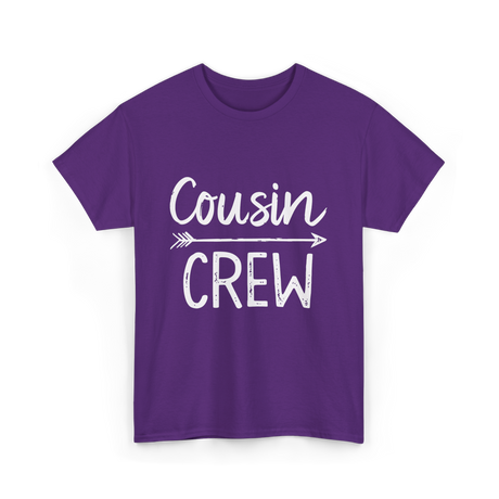 Cousin Crew Cousins Family T-Shirt - Purple