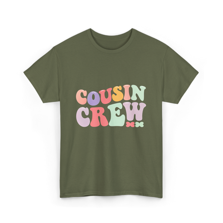 Cousin Crew Cousins Family T-Shirt - Military Green