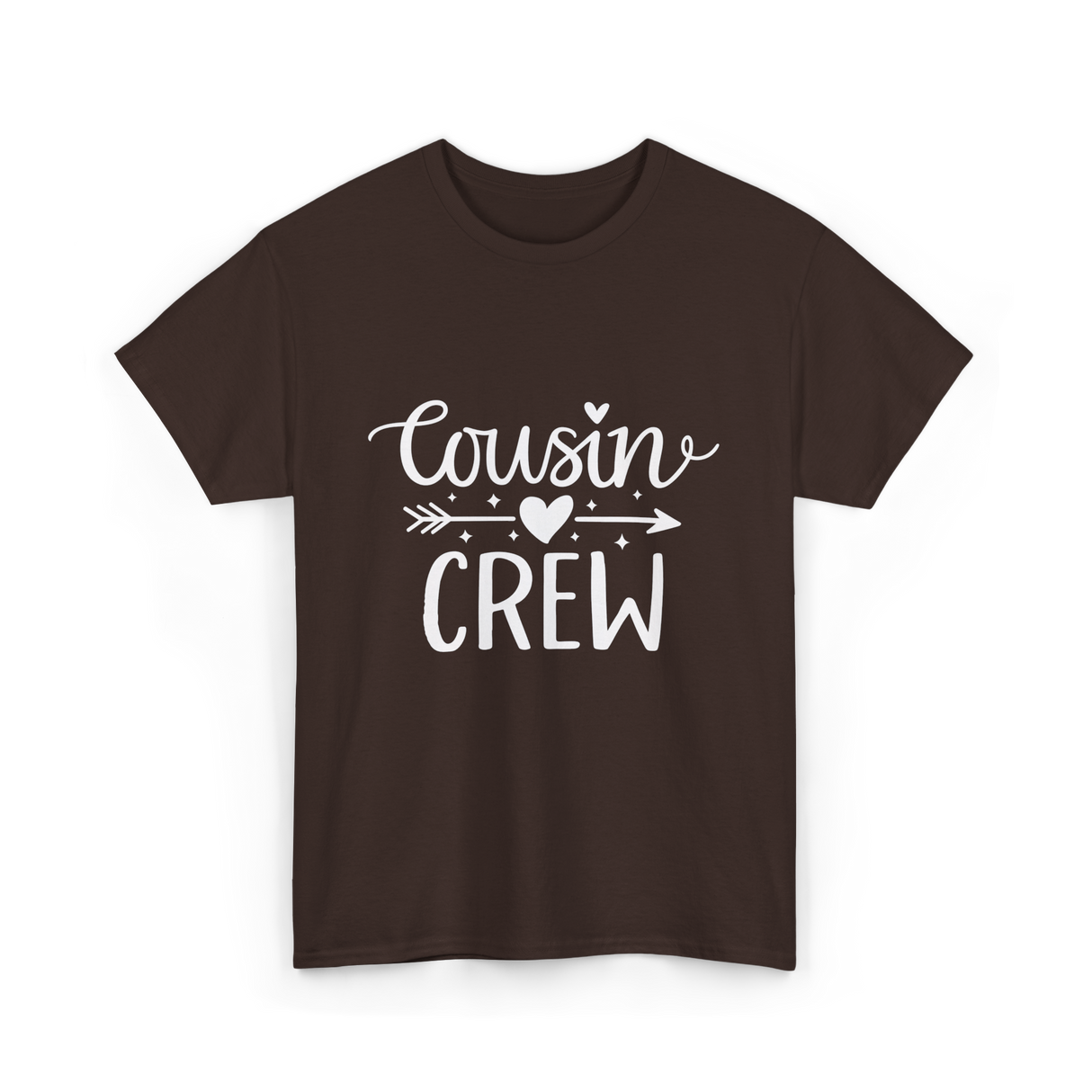 Cousin Crew Family Reunion T-Shirt - Dark Chocolate