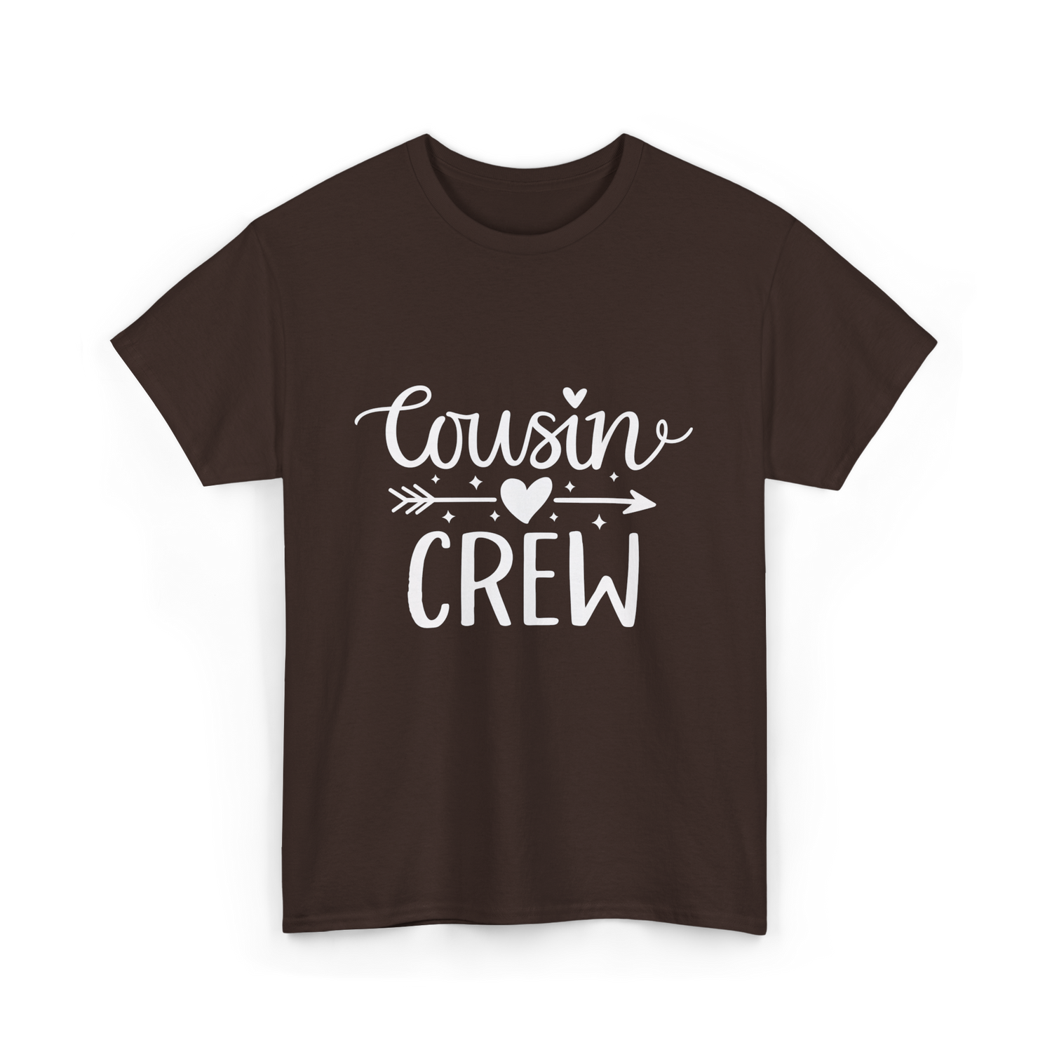 Cousin Crew Family Reunion T-Shirt - Dark Chocolate