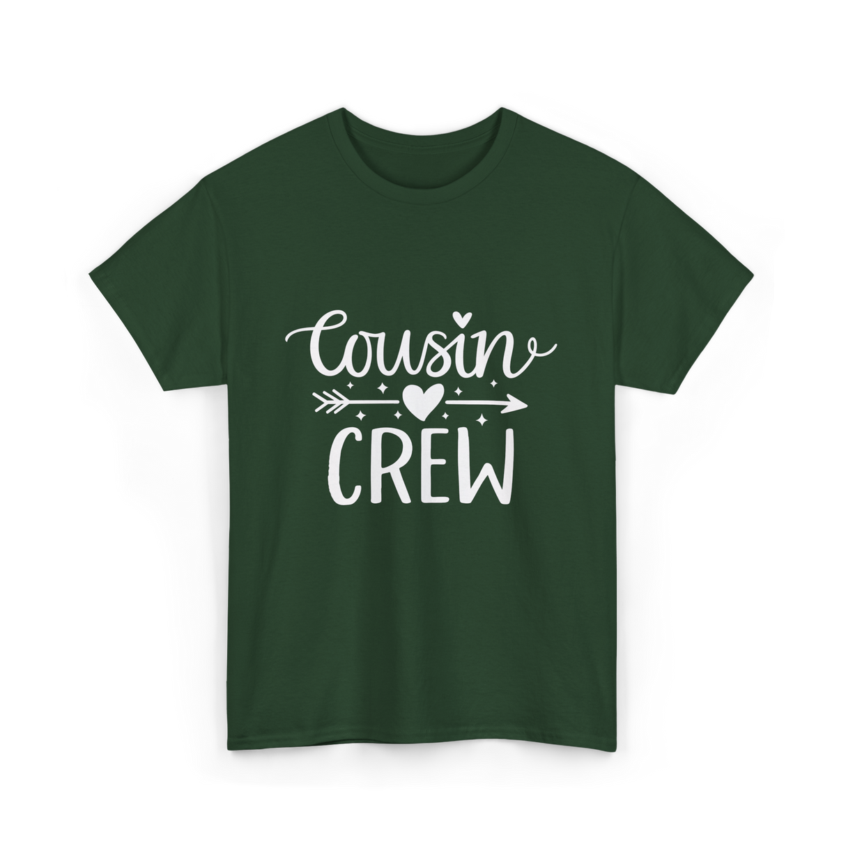 Cousin Crew Family Reunion T-Shirt - Forest Green