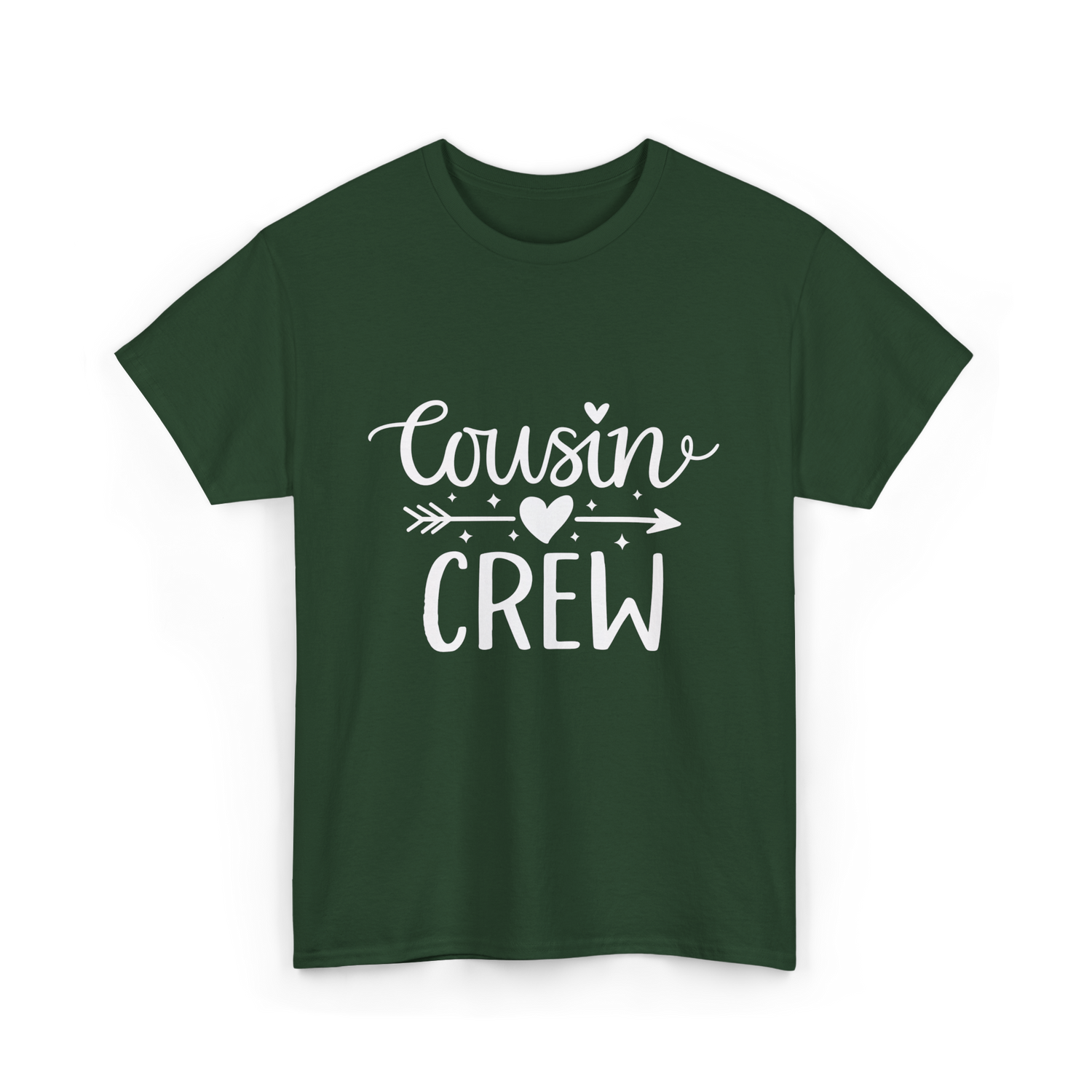 Cousin Crew Family Reunion T-Shirt - Forest Green