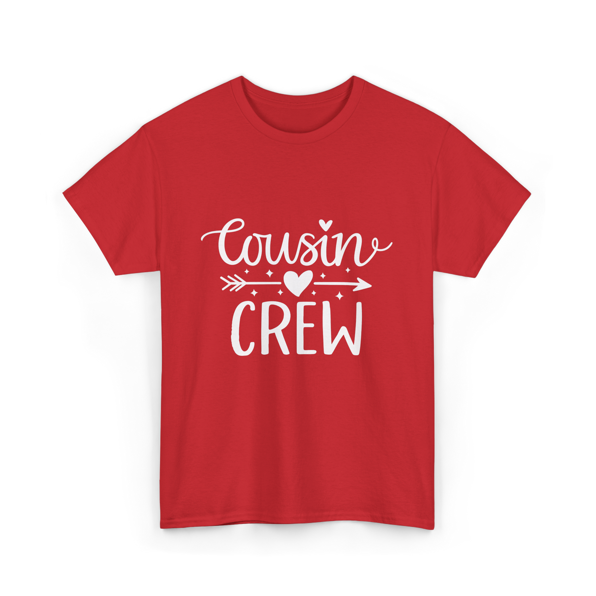 Cousin Crew Family Reunion T-Shirt - Red
